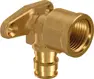 Uponor Smart Aqua Водорозетка (2 отв) Q&E PL 16-Rp1/2"FT l=43mm