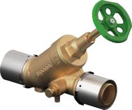 Uponor S-Press Stopkraan met spindel