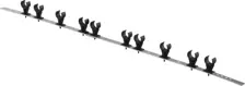 Uponor Sport doppia clip acciaio 25mm Steel