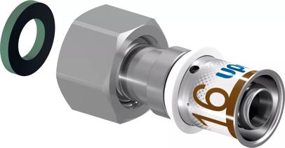 Uponor S-Press PLUS adapter swivel nut