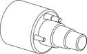 Uponor Ecoflex pryžová koncová zátka Single 32+40+50/90