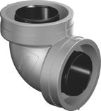 Uponor Ventilation izoliuota alkūnė 90° 125 X 90�