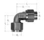 GF JRG Sanipex curva con dado allentato 90° FT d16